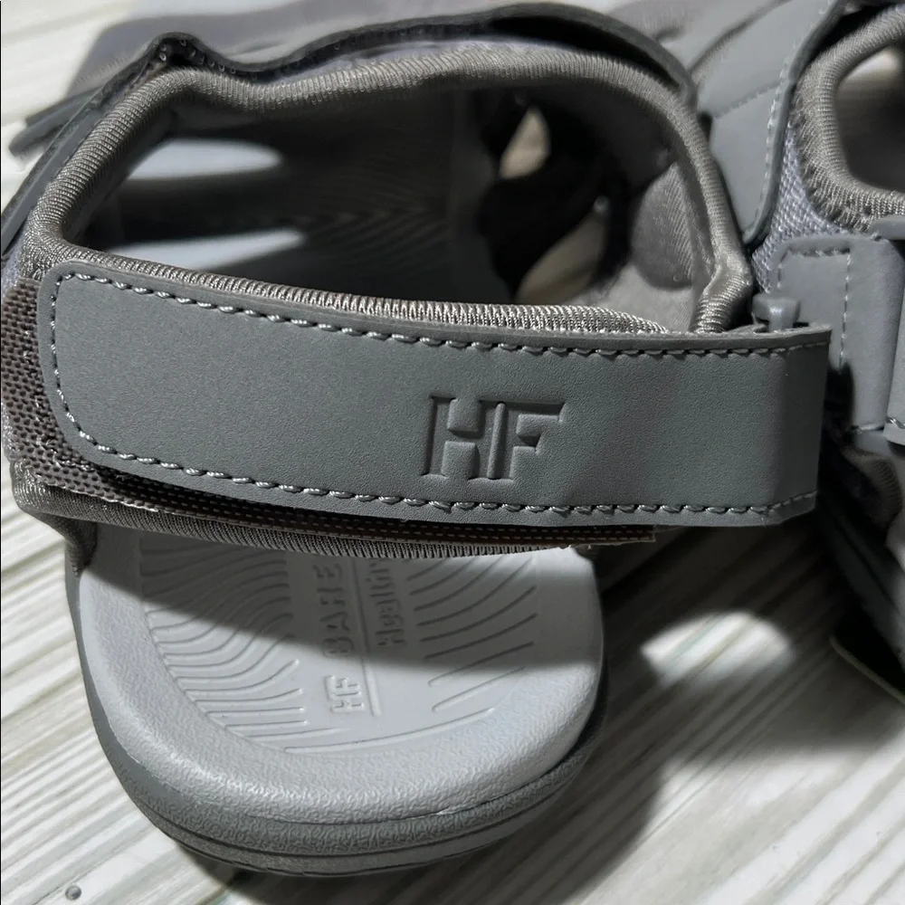 Hike Footwear Baresandals IV  Ergonomic Footbed Barefoot Sandals gray mens 7/7.5